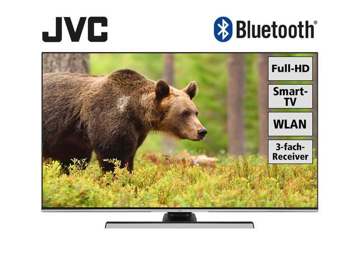 TV - JVC LT-32VF5158 Full HD LED-TV, in Farbe ZWART Ansicht 1