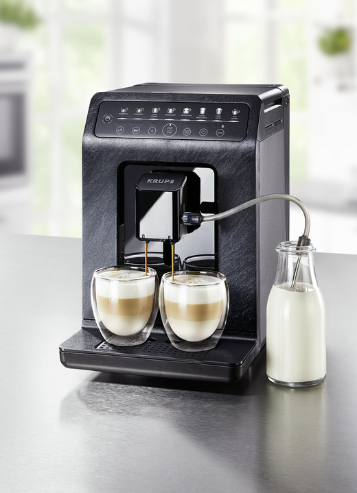 Koffie- & espressoapparaten - Volautomatische koffiemachine met Thermoblock systeem, in Farbe ZWART