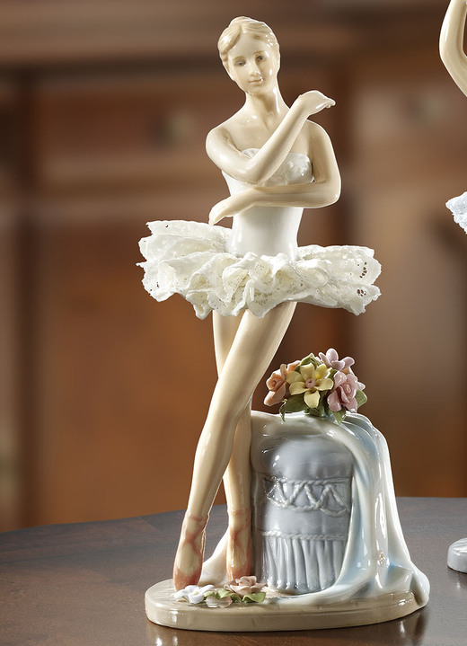 Beeldjes - Ballerina gemaakt van porselein, in Farbe WIT Ansicht 1