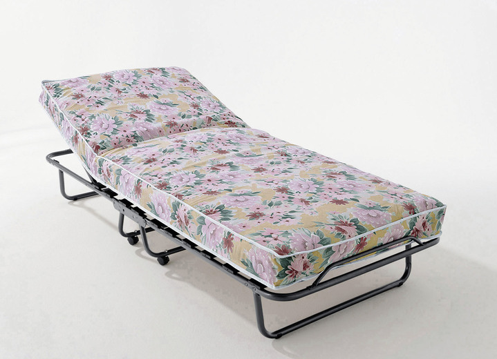 Meubels - Logeerbed met lattenbodem en 4 wielen, in Farbe ANTRACIET Ansicht 1