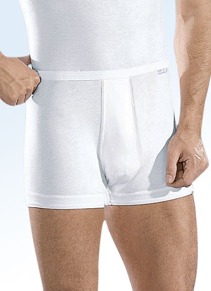 Slips & onderbroeken - Mey Noblesse set van twee onderbroeken van fijne rib, met gulp, wit, in Größe 005 bis 009, in Farbe WIT Ansicht 1