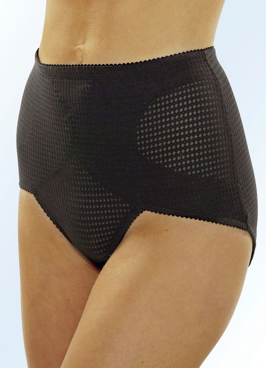 Tailleslips & heupgordels - Miss Mary-pantybroekje met verstevigingen, in Größe 075 bis 130, in Farbe ZWART Ansicht 1
