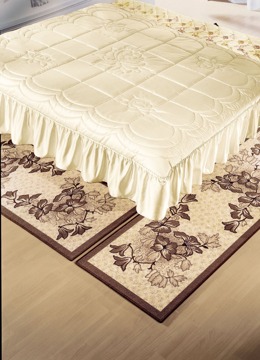 Tapijten - Bedframe met gecoate rug, in Farbe BEIGE Ansicht 1