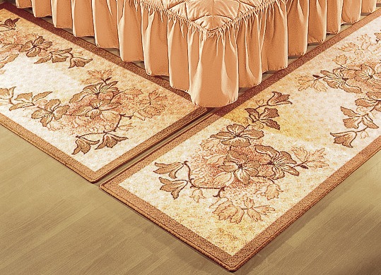 Tapijten - Bedframe met gecoate rug, in Farbe TERRA Ansicht 1