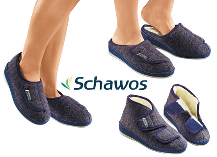 Loden klimaatpantoffelserie van Schawos
