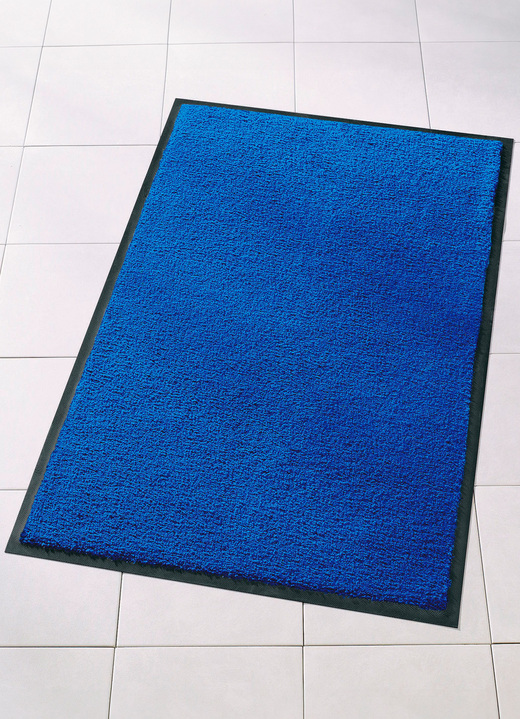 Schoonloopmatten - Schoonloopmatten voor binnen en buiten, in Größe 116 (90 x 120 cm) bis 165 (120 x 180 cm), in Farbe BLAUW Ansicht 1