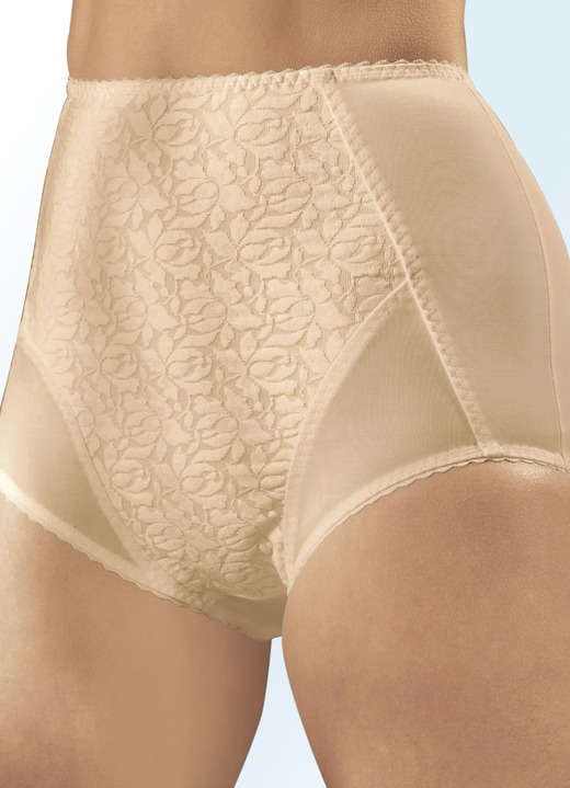 - Set van twee slips met kanten inzetten, in Größe 070 bis 115, in Farbe 2X HUIDKLEURIG