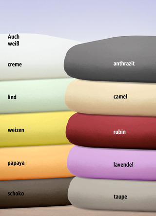 Luxe gedraaid jersey hoeslaken met elastaan