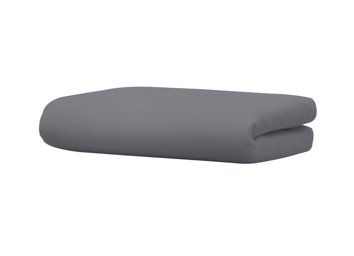 Hoeslakens - Bever laken van 100% katoen, in Größe 031 (2 lakens, 150/250 cm) bis 032 (1 bedlaken, 220/270 cm), in Farbe ANTRACIET Ansicht 1