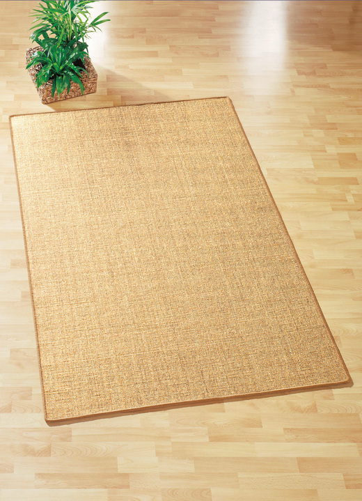 Tapijten - Bruggen en tapijten van sisal – puur natuur, in Größe 113 (Brug, 65 x 140 cm) bis 313 (Tapijt, 250 cm), in Farbe NATUREL Ansicht 1