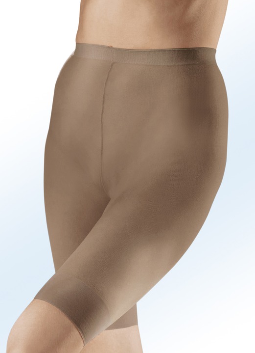 Kousen & panty's - Esda vijfpack transparante panty's met comfortabele tailleband, in Größe 2 (40/42) bis 7 (60/62), in Farbe POEDER