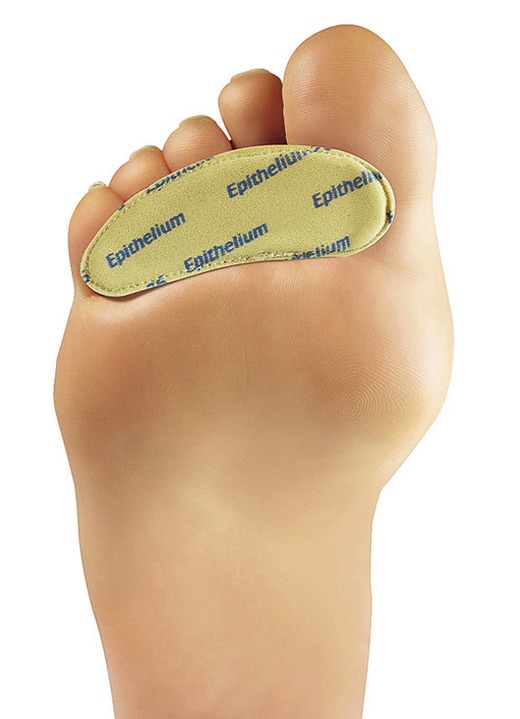 Bandages - epitact teendrukbeschermingspad, in Größe 1 (voor dames) bis 2 (voor heren), in Farbe HUIDKLEURIG Ansicht 1