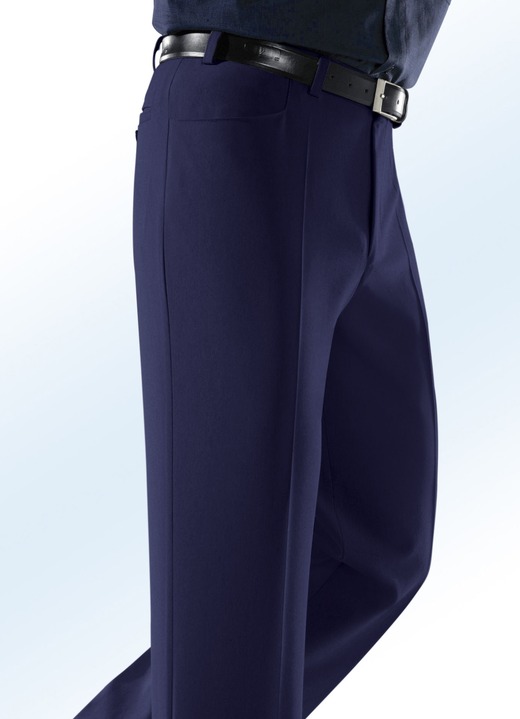 Broeken - Broek ‘Klaus Models’ met zijzakken Broeken - Broek ‘Klaus Models’ met zijzakken, in Größe 025 bis 060, in Farbe MARINE