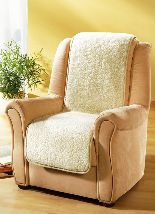 Grand foulards - Duurzame fauteuilbeschermer van Licardo, in Farbe NATUREL Ansicht 1