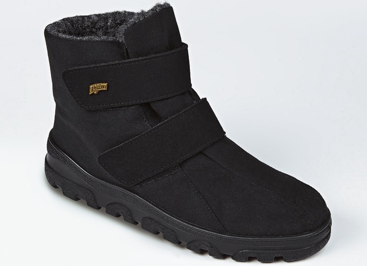 Sport- & vrijetijdsschoenen - ‘FLORETT‘ herenschoenen met klittenband, in Größe 042 bis 047, in Farbe ZWART Ansicht 1