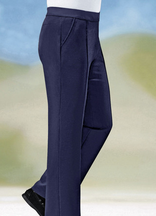 Pull-on broek ‘Klaus Models’ met brede elastische tailleband in 6 kleuren
