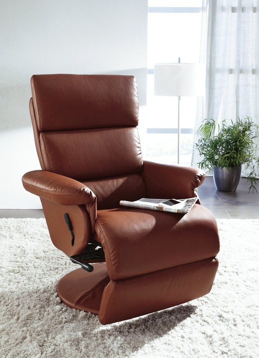 TV fauteuil / relaxfauteuil - Relaxfauteuil in mooi design, in Farbe CARAMEL Ansicht 1
