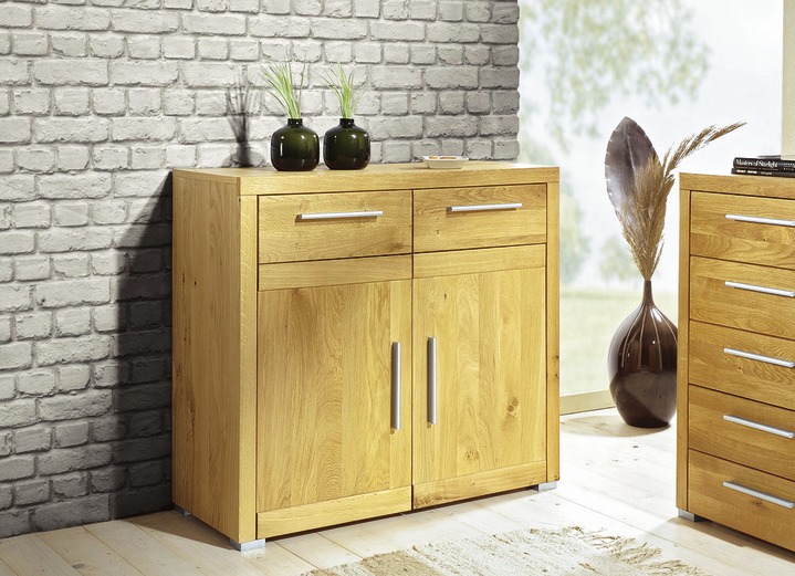 Meubels - Commode met massieve voorzijde, in Farbe WILD EIKEN, in Ausführung Commode met 2 deuren Ansicht 1