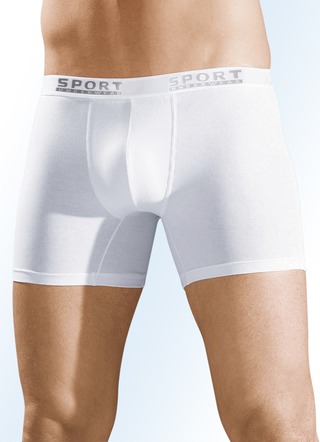 Set van drie broeken met elastische tailleband, effen