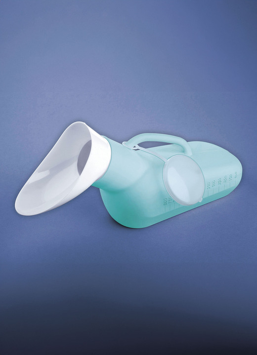 Badhulpmiddelen - Urinefles voor mannen en vrouwen, in Farbe MINTGROEN/WIT Ansicht 1
