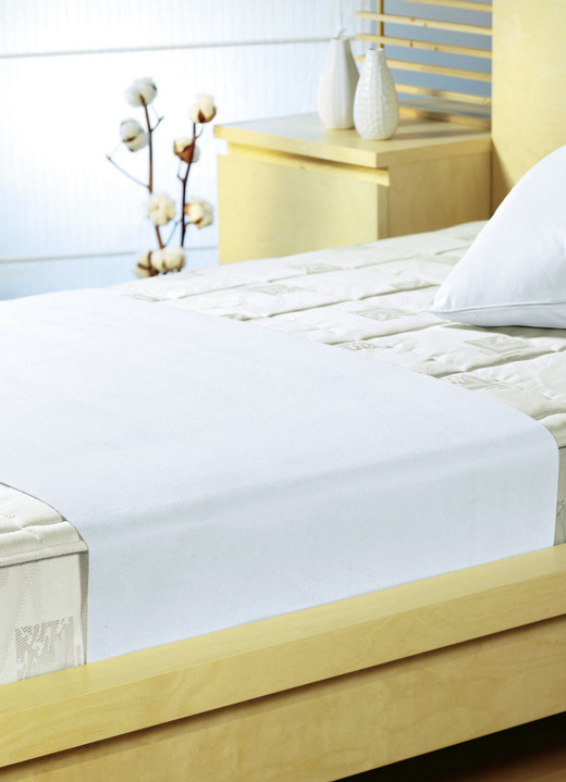 Incontinentie - Molton incontinentie kruisverband van Setex, in Größe 131 (90/150 cm) bis 132 (2x 90/150 cm), in Farbe WIT Ansicht 1