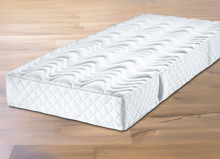 Matrassen & topper - F.a.n. 7-zone matras met zeer goede lichaamsondersteuning, in Größe 130 (80/200 cm) bis 134 (140/200 cm), in Farbe WIT, in Ausführung Bonellvering matras met 7 zones Ansicht 1