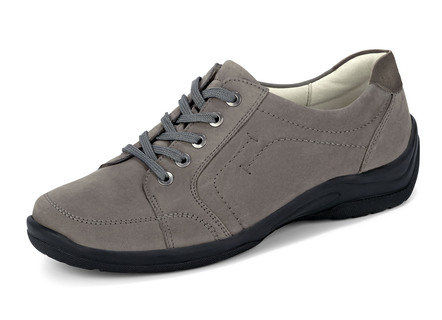Waldläufer, comfortabele dames veterschoenen, breedte H, met uitneembaar voetbed