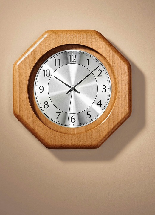 Horloges - Wandklok met radio-uurwerk, in Farbe KERSENBOOM Ansicht 1