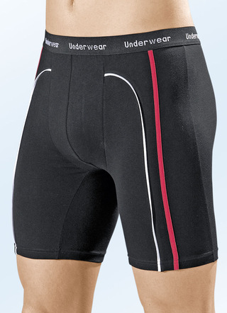 Set van drie lange broeken van fijne jersey