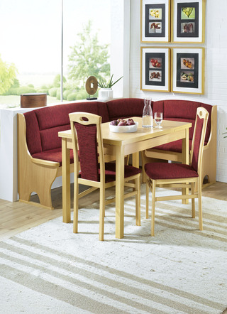Elegante hoekbankgroep, 4 stuks