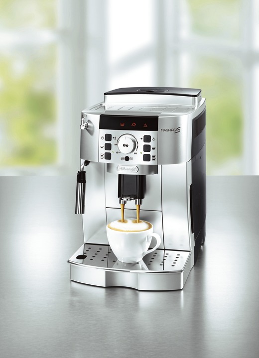 Wonen - De’Longhi Magnifica S ECAM 22.110.SB koffiezetapparaat, in Farbe ZILVER-ZWART Ansicht 1