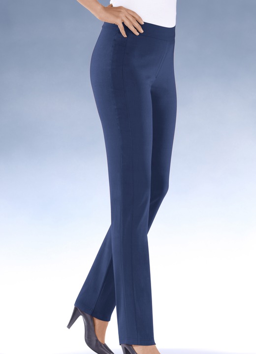 Broeken met elastische band - Zeer elastische broek in 13 kleuren Broeken met elastische band - Zeer elastische broek in 13 kleuren, in Größe 018 bis 245, in Farbe MARINE