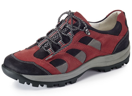 Waldläufer, sportieve dames veterschoenen, breedte H, met uitneembaar voetbed