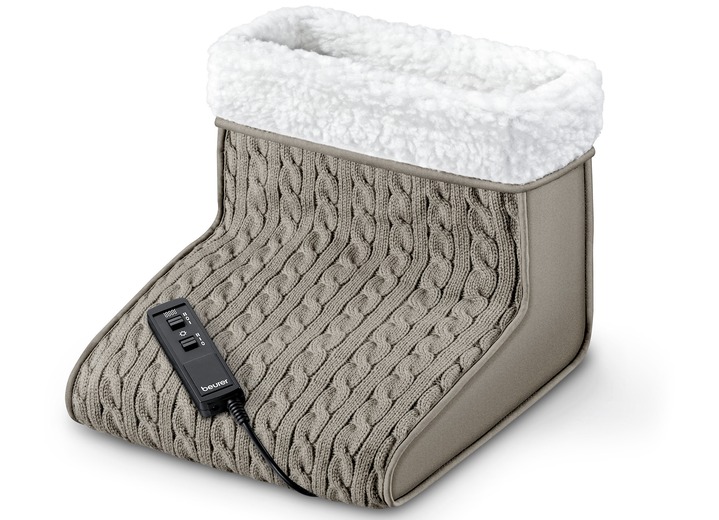 Warmte & ontspanning - Beurer voetenwarmer FWM45, in Farbe TAUPE