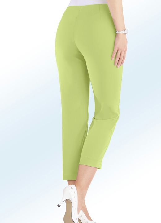 7/8 broeken, capri's, bermuda's - 7/8 broek in 14 kleuren, in Größe 017 bis 052, in Farbe LIMOEN Ansicht 1