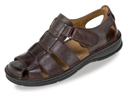 Gemini, klassieke herensandalen, met klittenbandsluiting