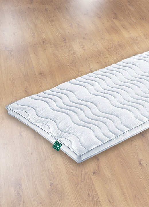 Matrassen & topper - f.a.n. 7-zone koudschuim matras topper luxe Ortho-cel®, in Größe 129 (80/190 cm) bis 138 (180/200 cm), in Farbe