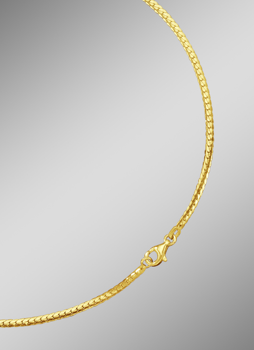 - Uitstekende kinketting, 2 mm dik, in Farbe