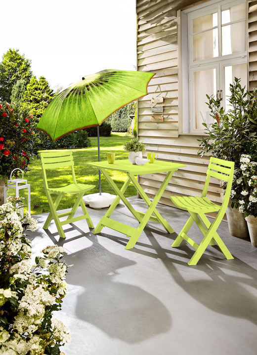 Tuinmeubels - UV-bestendige balkonset, 3-delig, in Farbe LIMOEN Ansicht 1