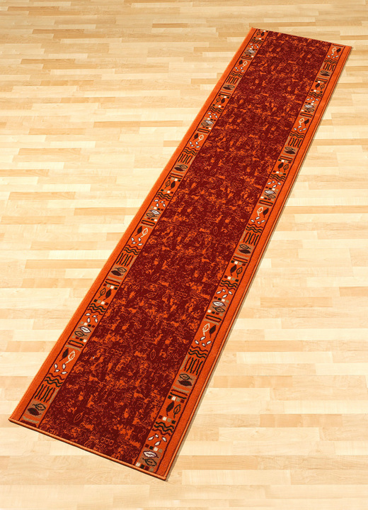 Tapijten - Loper op maat gemaakt, in Größe 103 (Loper, 70 cm breed) bis 109 (loper, 120 cm breed), in Farbe TERRA Ansicht 1