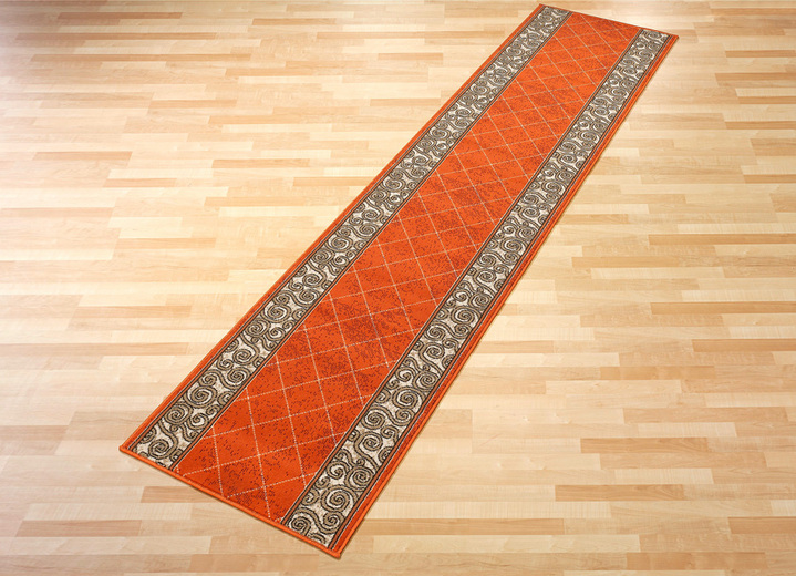 Tapijten - Discrete lopers op maat gemaakt, in Größe 103 (Loper, 70 cm breed) bis 109 (loper, 120 cm breed), in Farbe TERRA Ansicht 1
