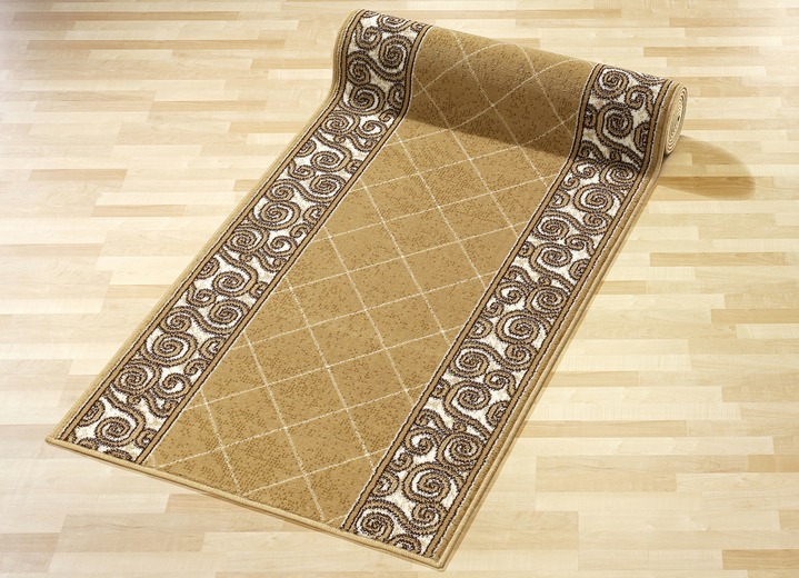 Tapijten - Discrete lopers op maat gemaakt, in Größe 103 (Loper, 70 cm breed) bis 109 (loper, 120 cm breed), in Farbe BEIGE Ansicht 1