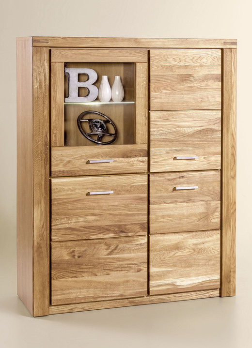 Meubels - Dressoir met massief houten fronten, in Farbe WILD EIKEN