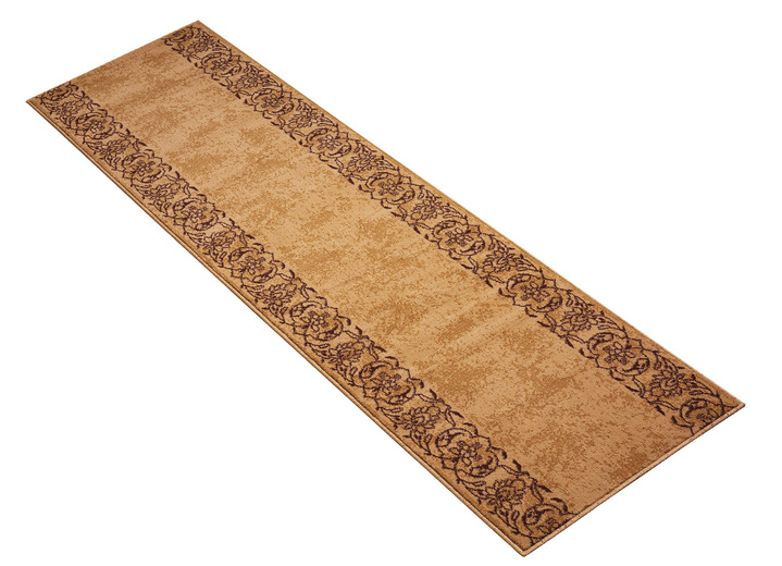 Tapijten - Loper op maat gemaakt, geschikt voor vloerverwarming, in Größe 103 (Loper, 70 cm breed) bis 109 (loper, 120 cm breed), in Farbe BEIGE Ansicht 1