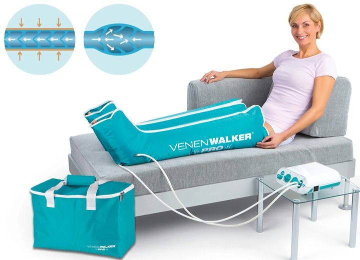 Massage - Vitalmaxx aders Walker Pro 2 massagetoestel voor aders, in Farbe WIT/TURQUOISE Ansicht 1