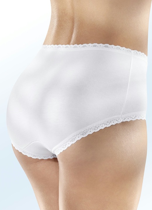 Slips - Sloggi 24/7 drie-pack slip, in Größe 038 bis 050, in Farbe WIT Ansicht 1