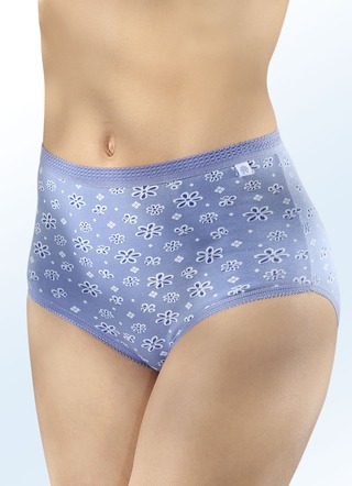 Set van zes slips met elastische manchetten