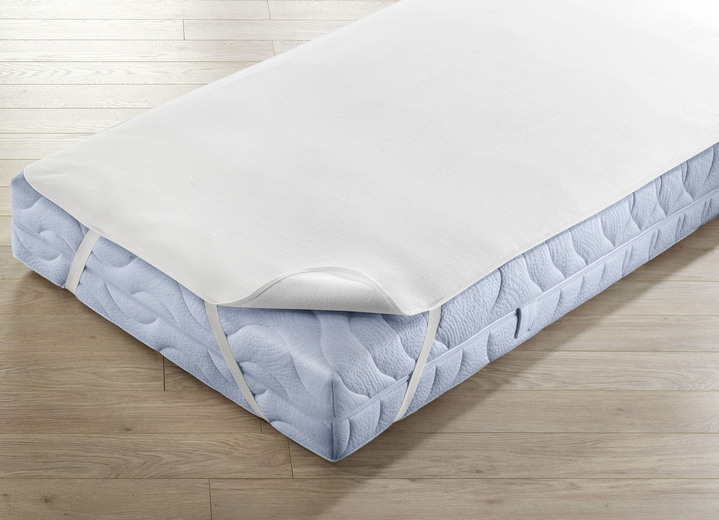 Matrassen & topper - 4-seizoenen matras topper, in Größe 130 (70/140 cm) bis 139 (200/200 cm), in Farbe WIT Ansicht 1