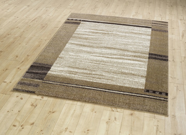 Tapijten - Vloerkleden en tapijten met randen, in Größe 111 (Brug, 60 x 110 cm) bis 282 (Tapijt, 200 x 290 cm), in Farbe BEIGE Ansicht 1
