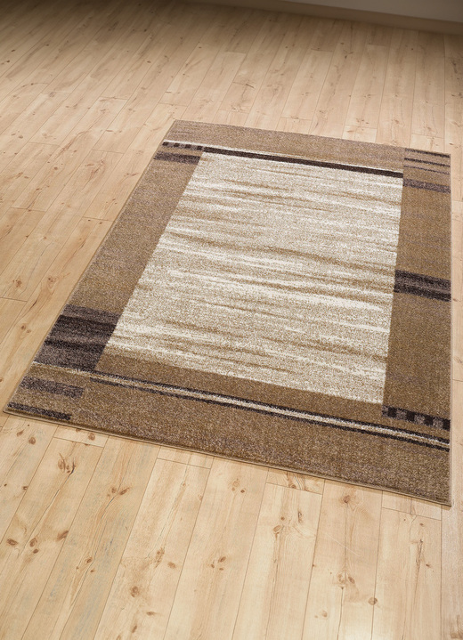 Tapijten - Vloerkleden en tapijten met randen, in Größe 111 (Brug, 60 x 110 cm) bis 282 (Tapijt, 200 x 290 cm), in Farbe BEIGE Ansicht 1